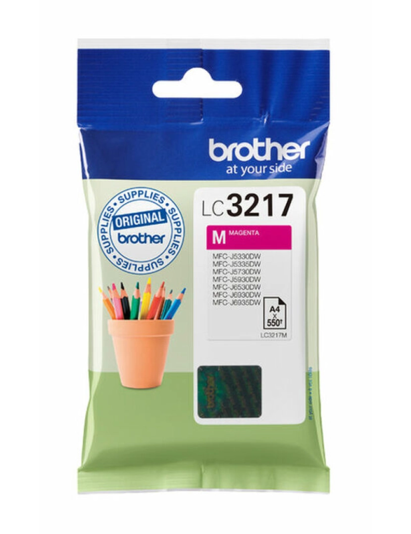 imagem de Tinteiro de Tinta Original Brother LC-3217M Magenta2