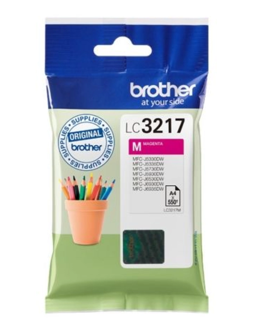 Brother - Tinteiro de Tinta Original Brother LC-3217M Magenta