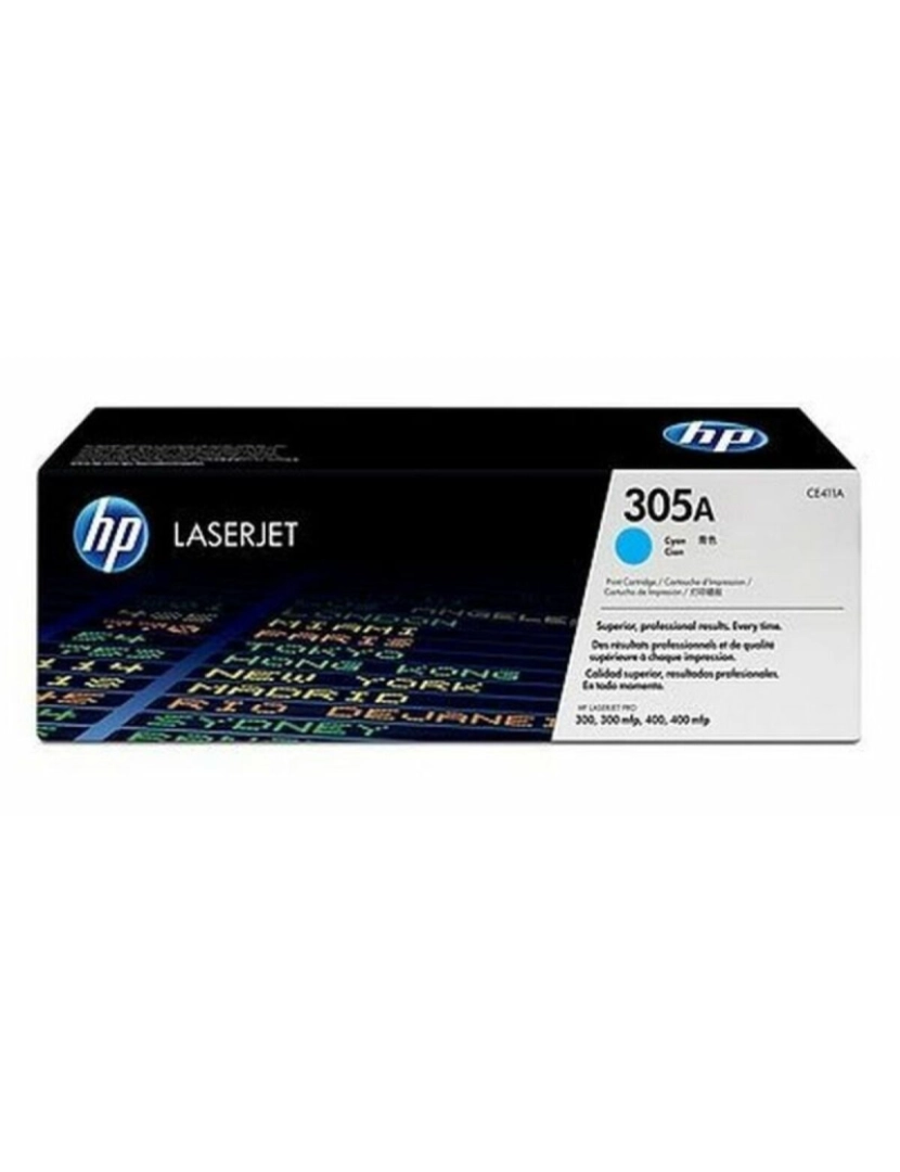 HP - Tóner Original HP CE411A Ciano