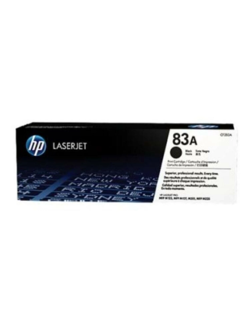 HP - Tóner HP CF283A Preto