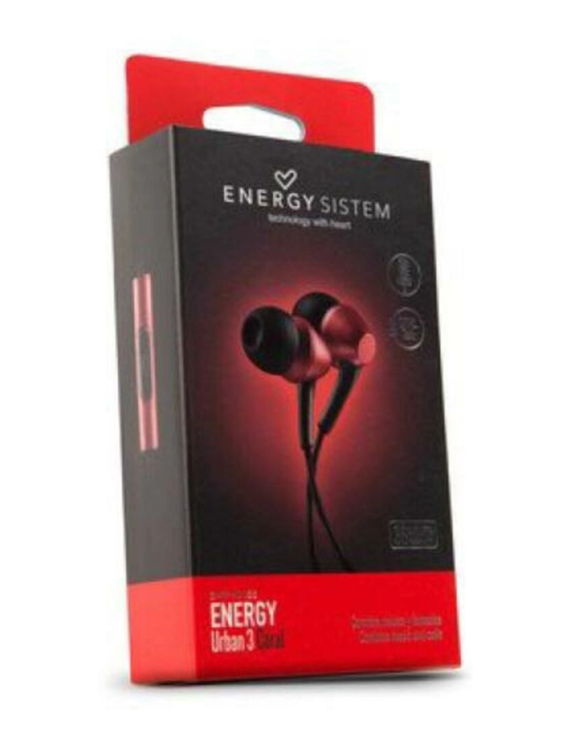 imagem de Auriculares com microfone Energy Sistem Intra Urban 3 423156 Coral4