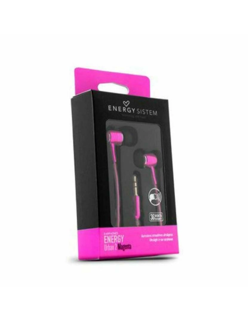 ENERGY SISTEM - Auriculares Energy Sistem 423149 Magenta (1 Unidade)