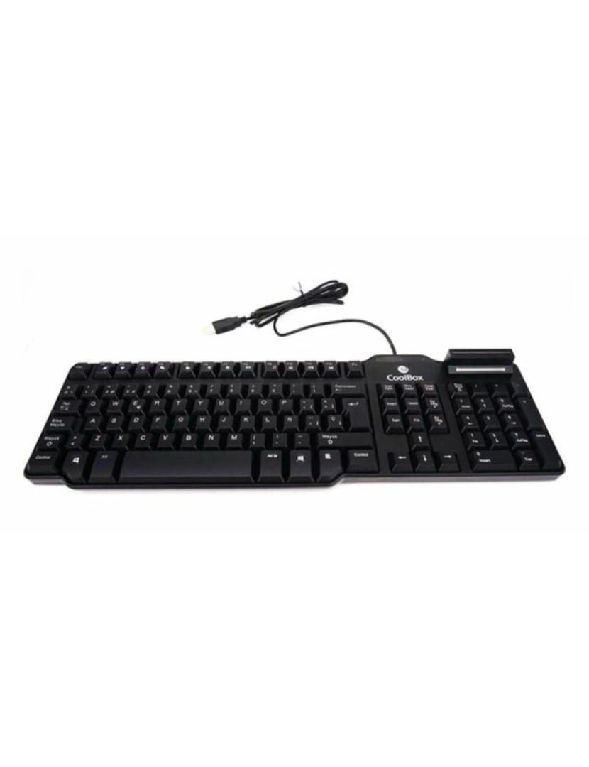 imagem de Teclado com Leitor CoolBox COO-TEC02DNI Preto3