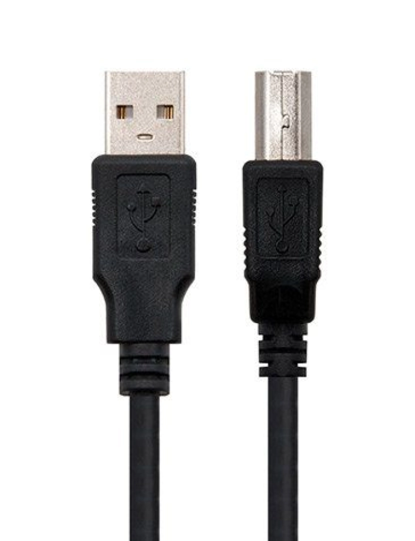 Nanocable - Cabo USB A para USB B NANOCABLE 10.01.0104-BK 3 m Preto