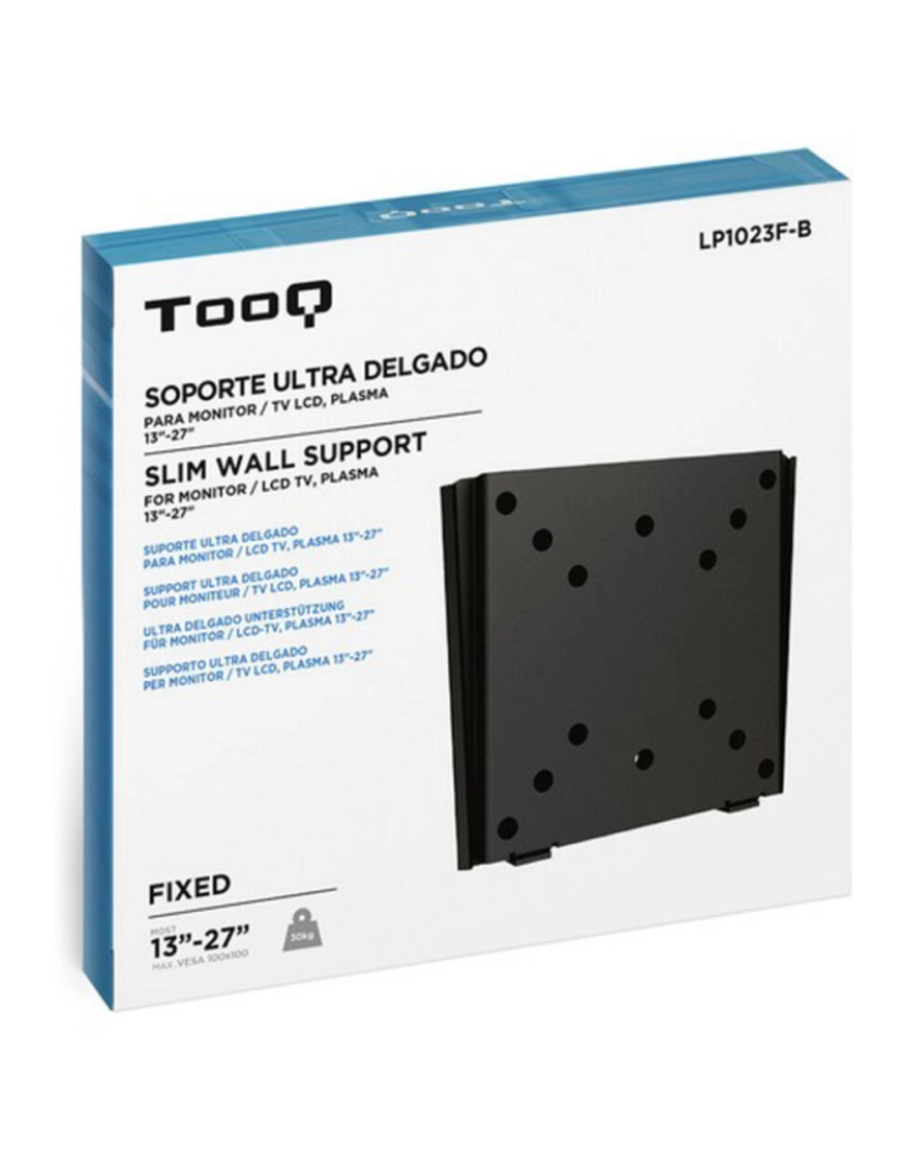 imagem de Suporte TV TooQ LP1023F-B 13" - 27" 30 kg Preto3