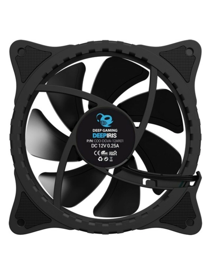 imagem de Ventilador CoolBox Deep Iris Ø 12 cm 1100 rpm RGB3