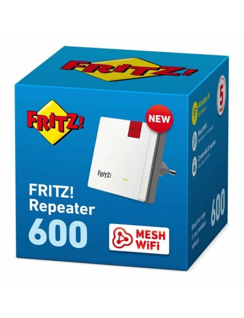 imagem de Ponto de Acesso Repetidor Fritz! 20002885 2.4 GHz 600 Mbps Branco2