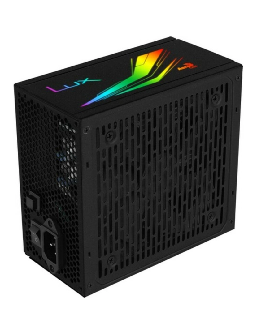 imagem de Fonte de Alimentação Aerocool LUXRGB650M RGB 650W Preto 650 W1