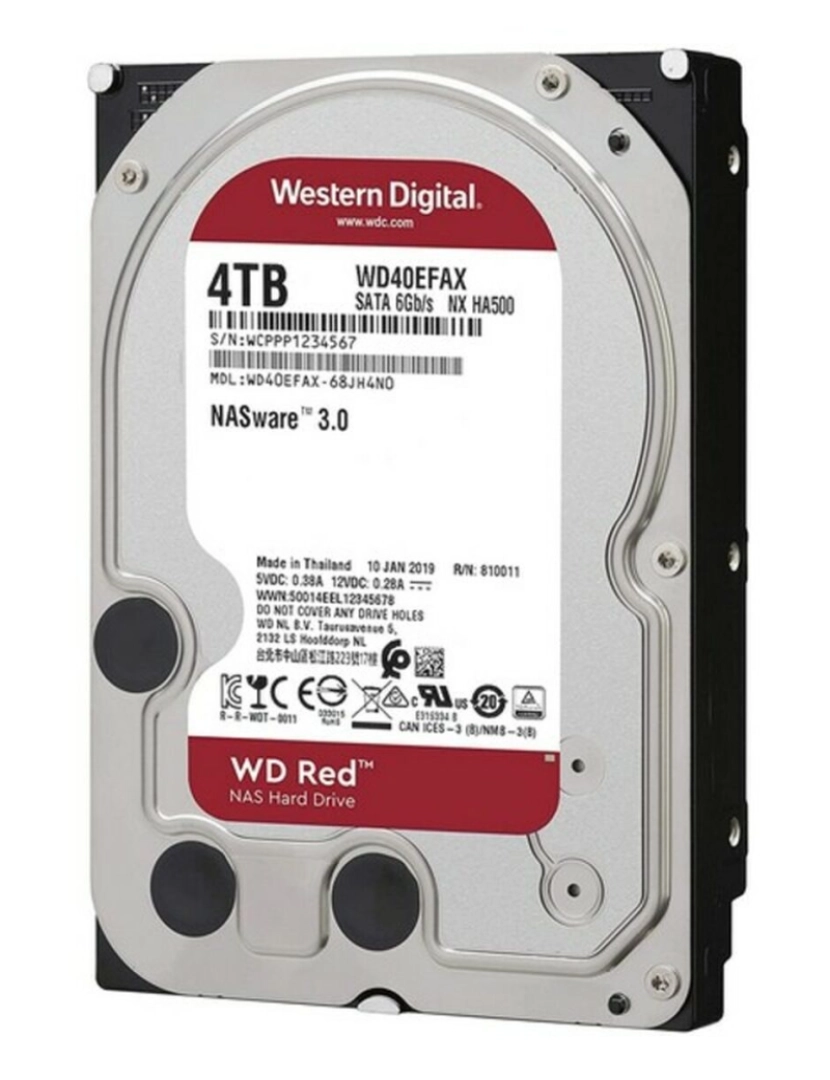 Western Digital - Disco Duro Western Digital WD40EFAX 3,5" 4 TB