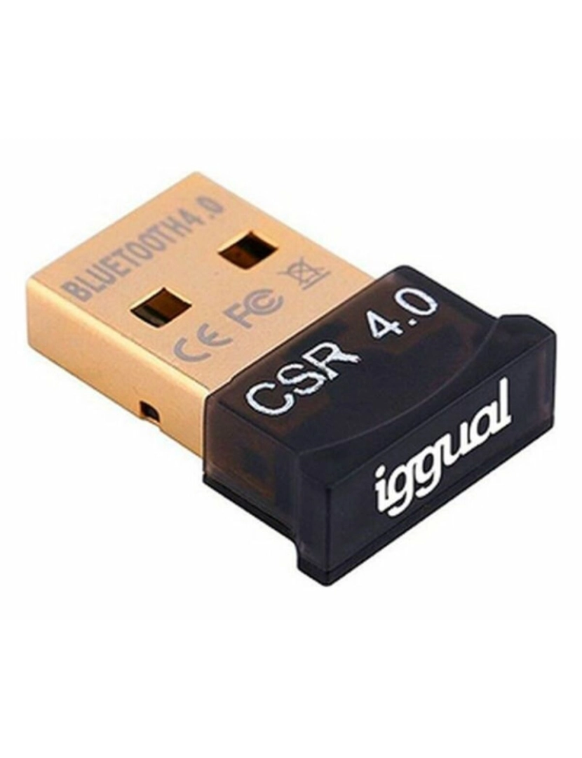 Iggual - Adaptador Bluetooth 4.0 iggual IGG316658 2.4 GHz