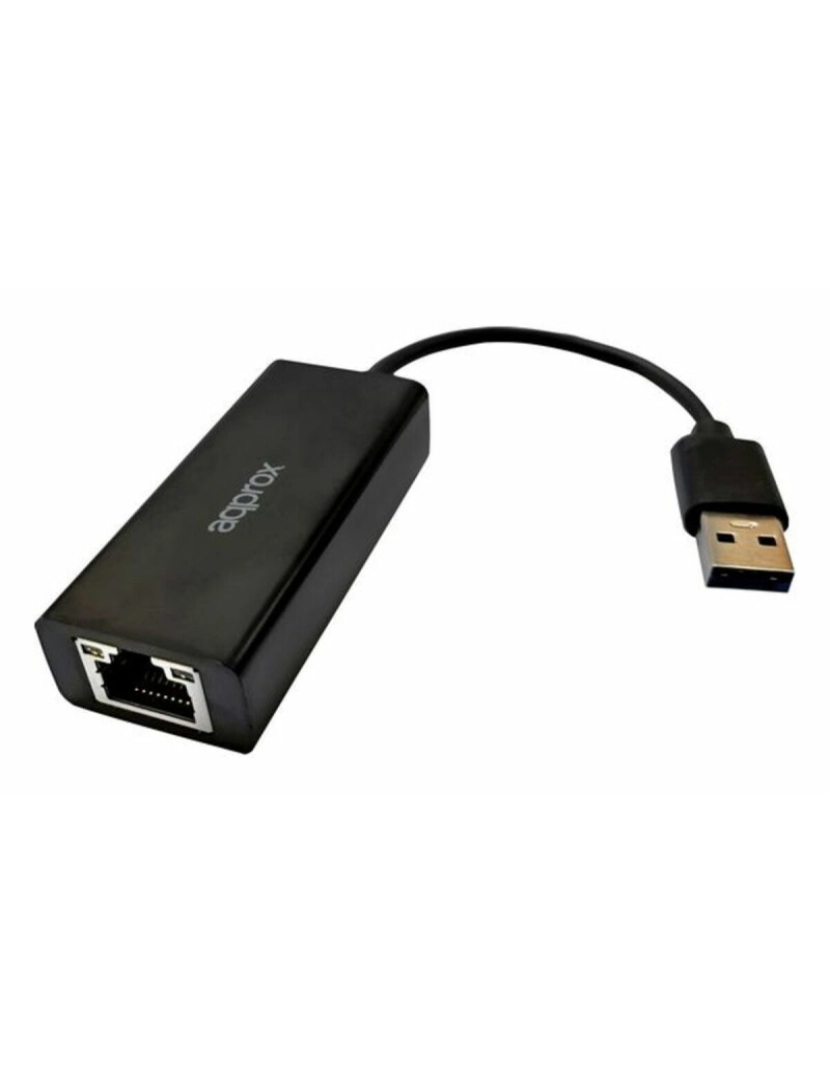 imagem de Adaptador Ethernet para USB 2.0 approx! APPC07V3 10/100 Preto1