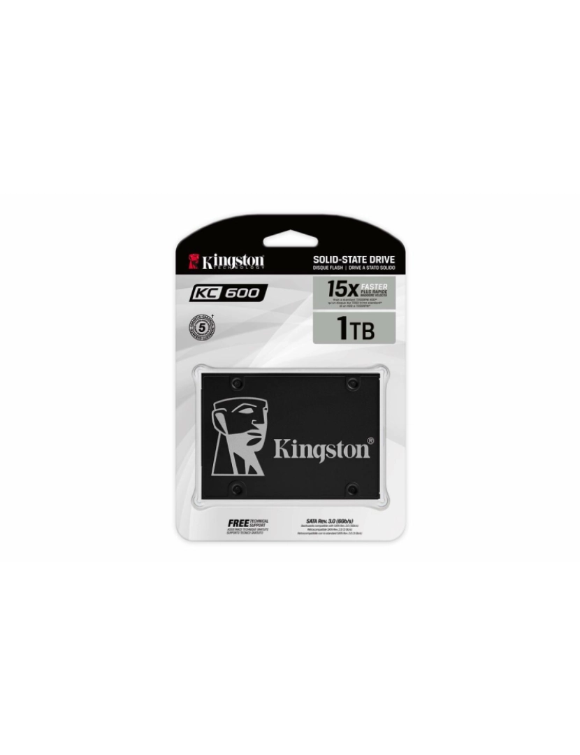 Kingston - Disco Duro Externo Kingston SKC600/1024G 1 TB 1 TB SSD