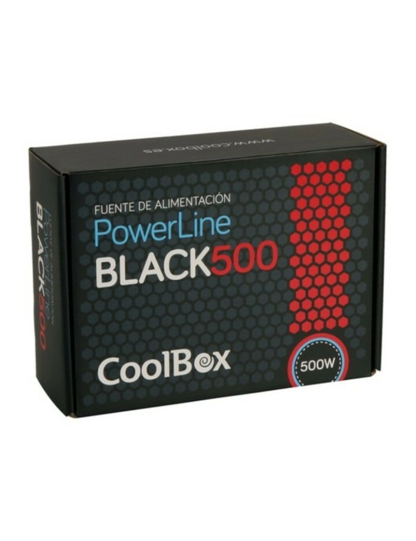 imagem de Fonte de Alimentação CoolBox COO-FAPW500-BK 500W Preto Azul 500 W ATX2