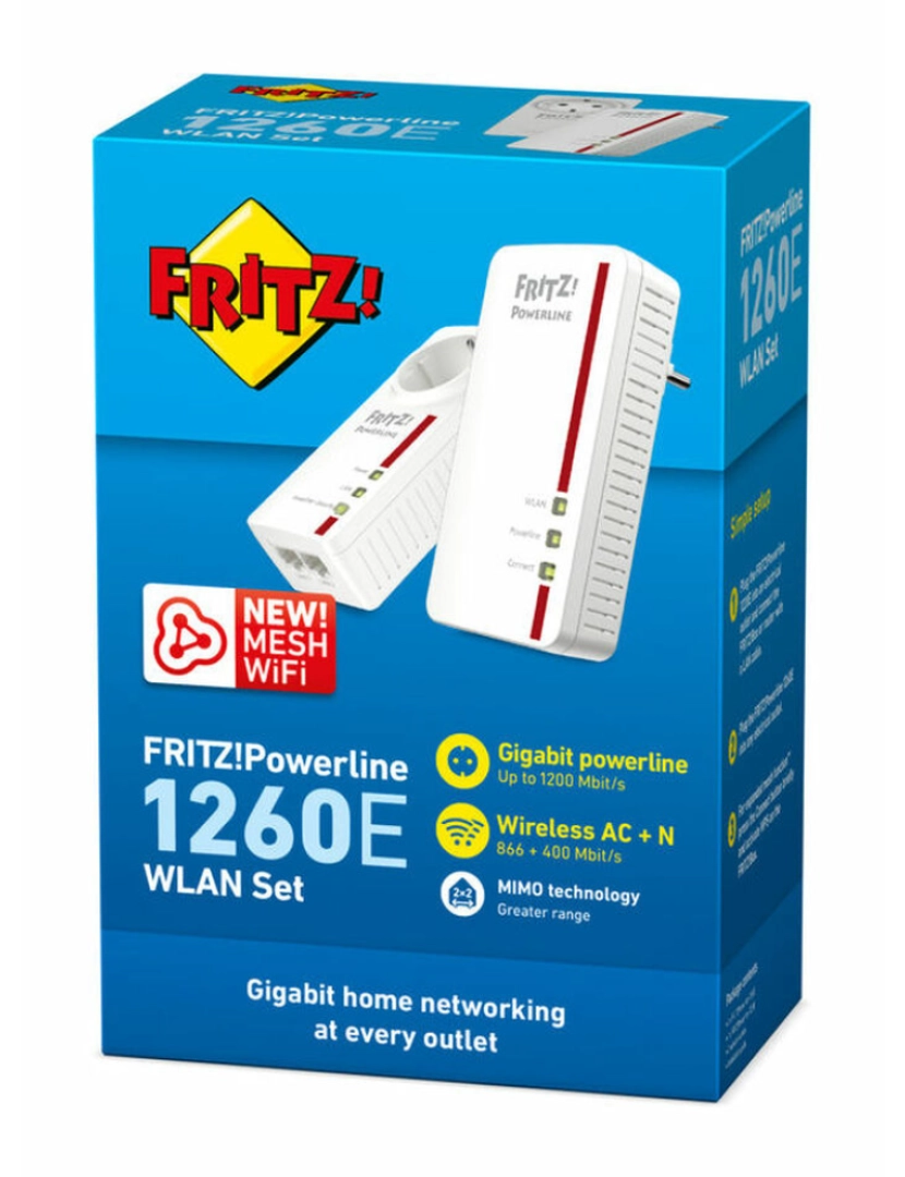 imagem de Adaptador PLC Fritz! 1260E 1200 Mbps3