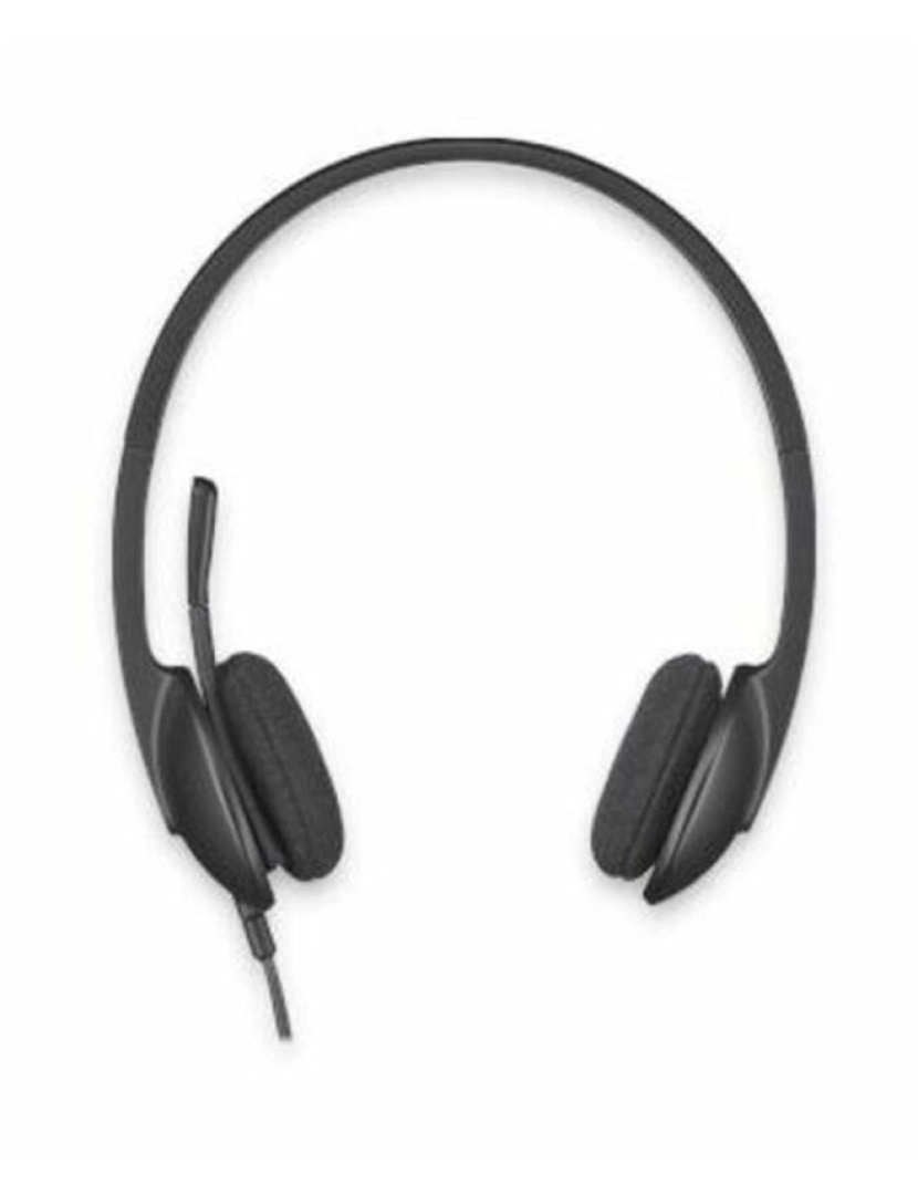 imagem de Auriculares com microfone Logitech 981-000475 USB 1,8 m Preto (1 Unidade)3