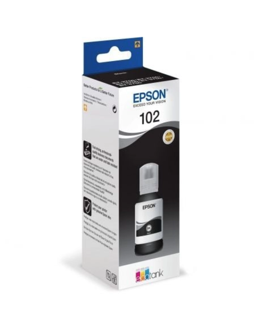 Epson - Tinteiro de Tinta Original Epson 102 Preto