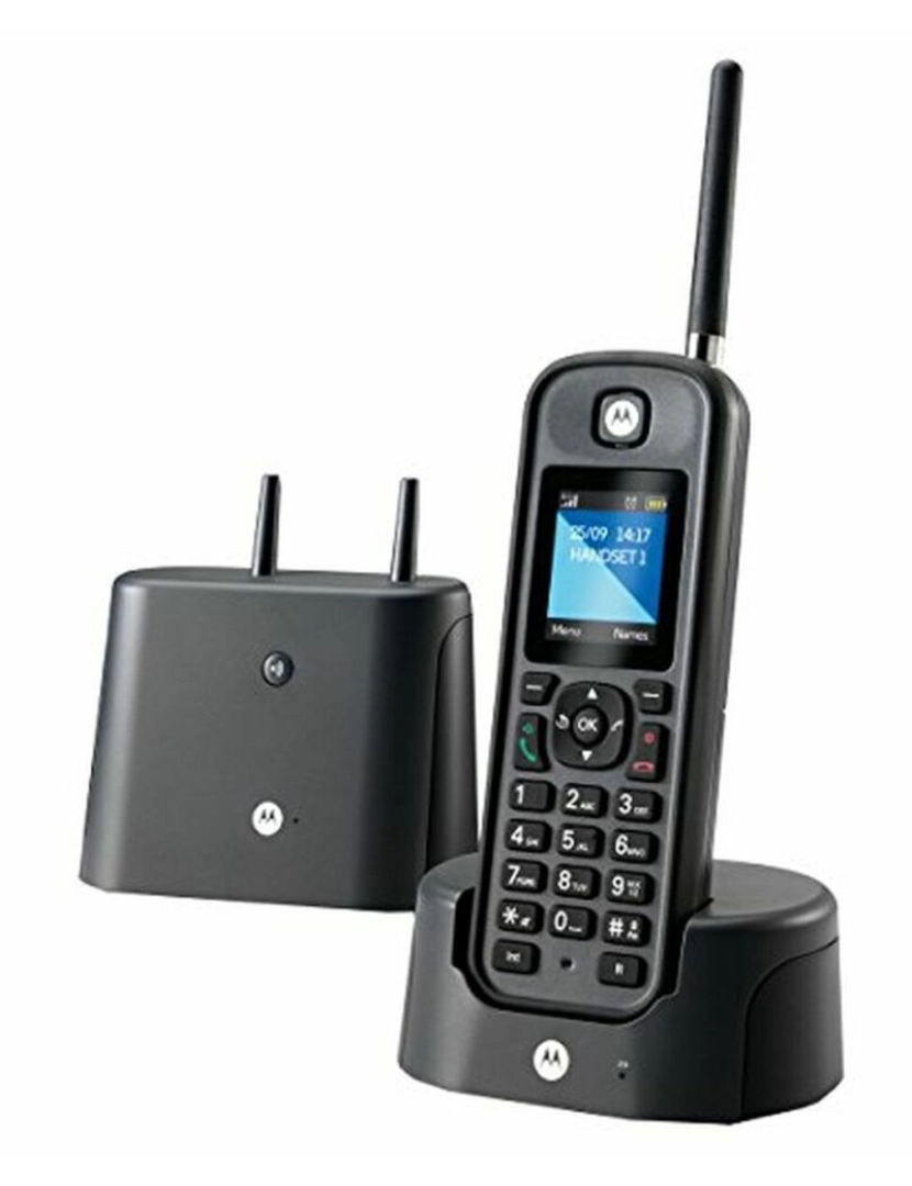 Motorola - Telefone sem fios Motorola MOTOO201NO Preto