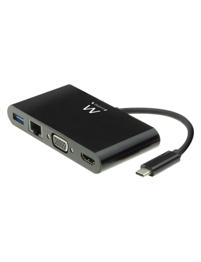 Ewent - Dockstation Ewent EW9827 USB C HDMI VGA RJ45 4K 5 Gbps