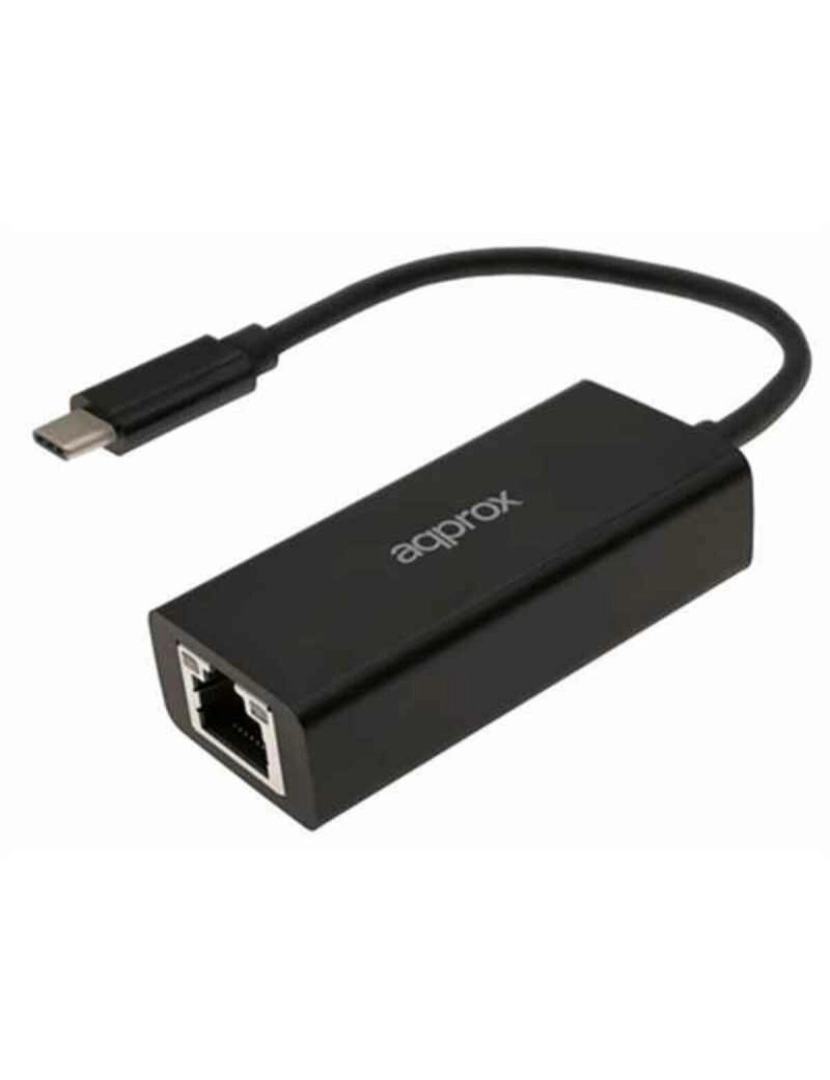 imagem de Adaptador de Red approx! APPC43 USB C Gigabit Ethernet Preto1