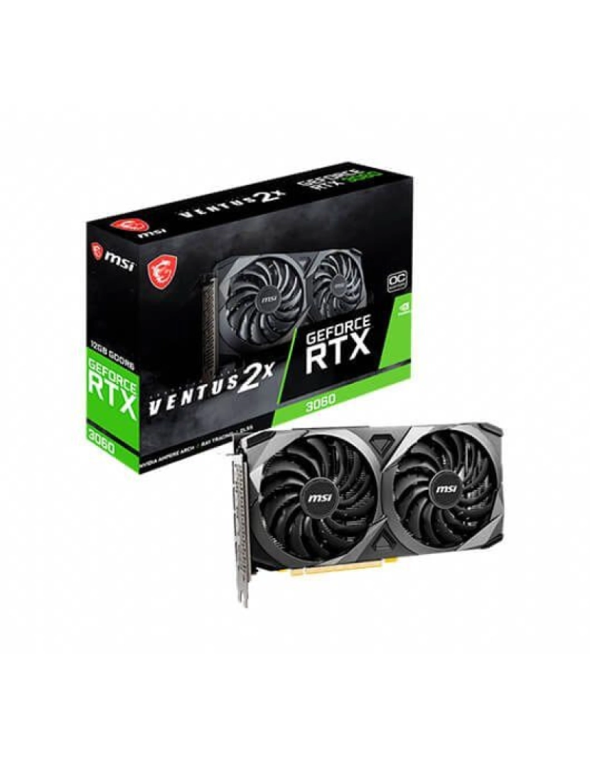 imagem de Placa Gráfica MSI GeForce RTX 3060 VENTUS 2X 12G OC1