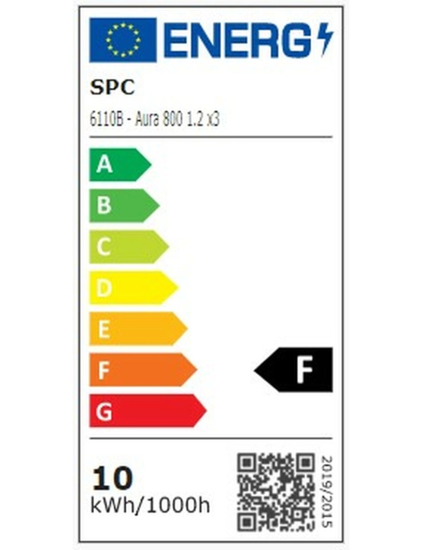 imagem de Lâmpada Inteligente SPC 6111B Aura 800 Wifi 10 W E27 75 W 2500K - 6500K (3 uds)3