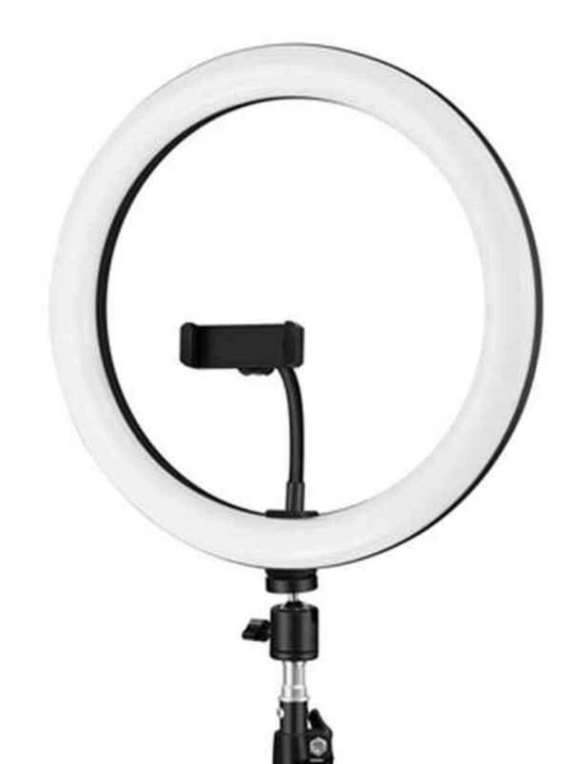 imagem de Arco de Luz para Selfies iggual IGG317242 Tripé Ø 25 cm2