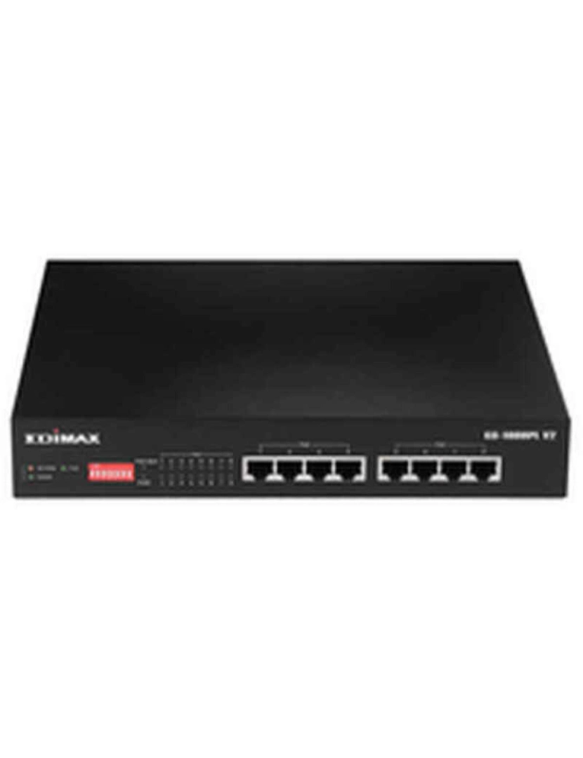 imagem de Switch Edimax GS-1008PL V2 Gigabit Ethernet Preto1