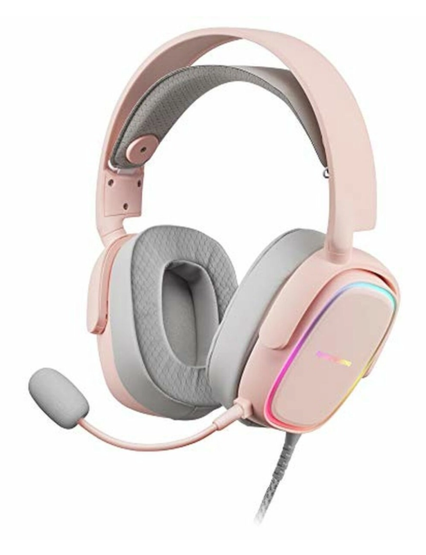 imagem de Auriculares com microfone para Vídeojogos Mars Gaming MHAXP Cor de Rosa4