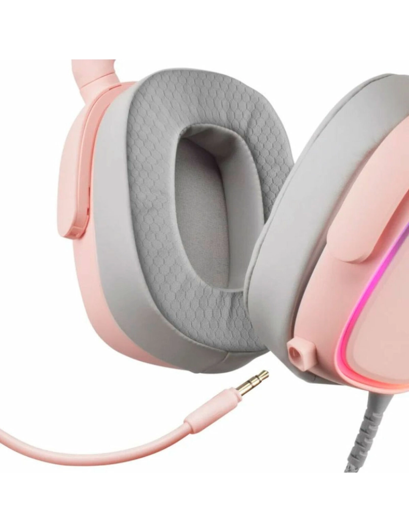 imagem de Auriculares com microfone para Vídeojogos Mars Gaming MHAXP Cor de Rosa5