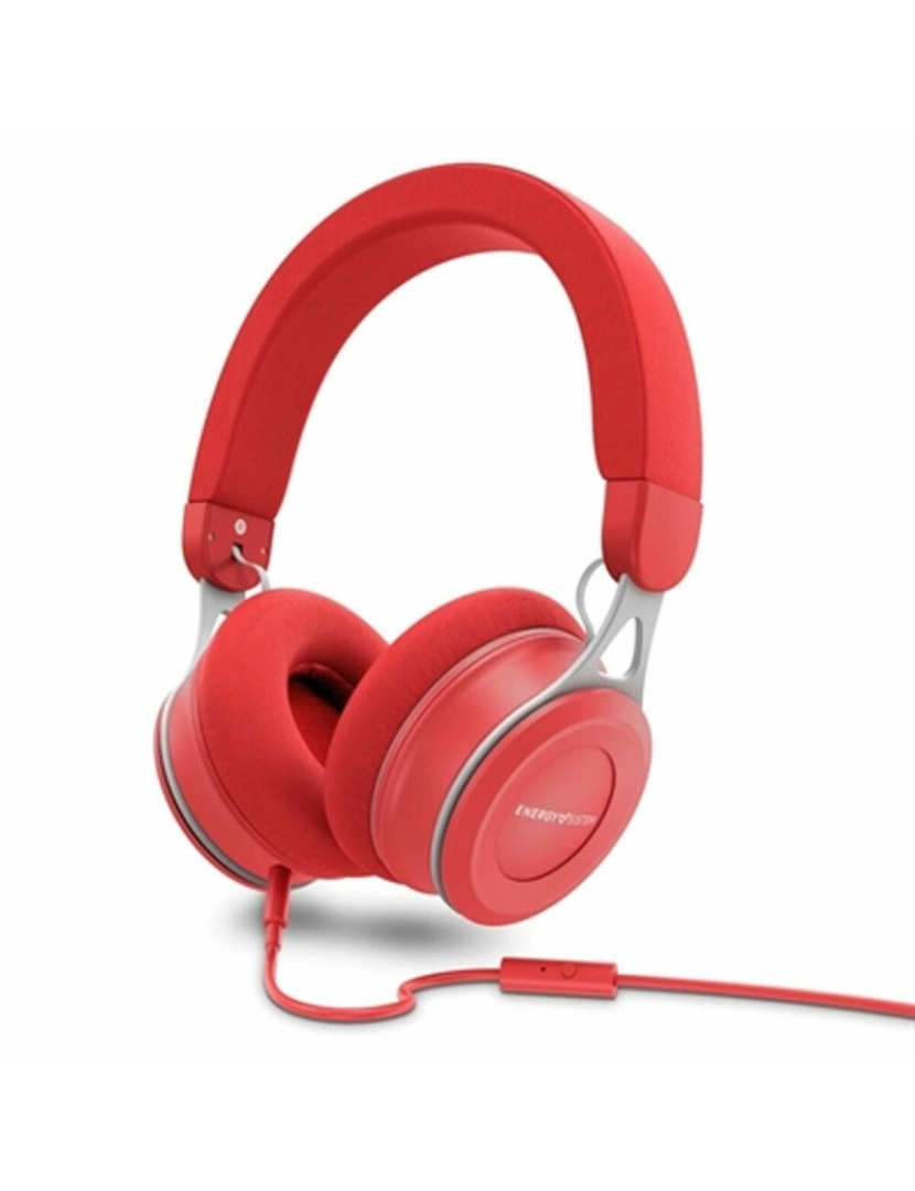 imagem de Auriculares com microfone Energy Sistem Urban 3 Vermelho2