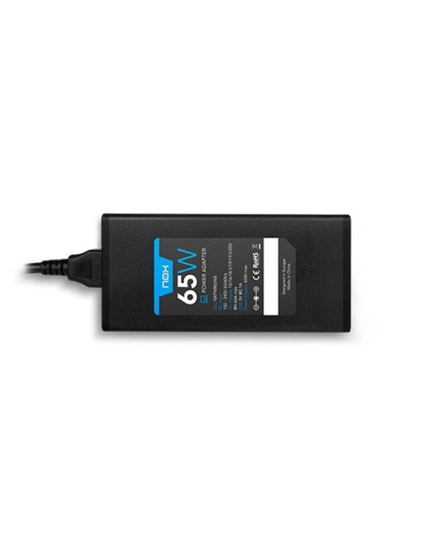 Nox - Carregador para Portátil NOX NXPWR65NB Preto 65W