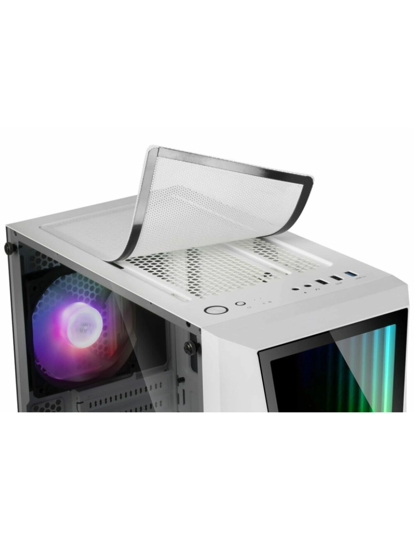 imagem de Caixa Semitorre ATX Mars Gaming MC777W LED RGB Branco2