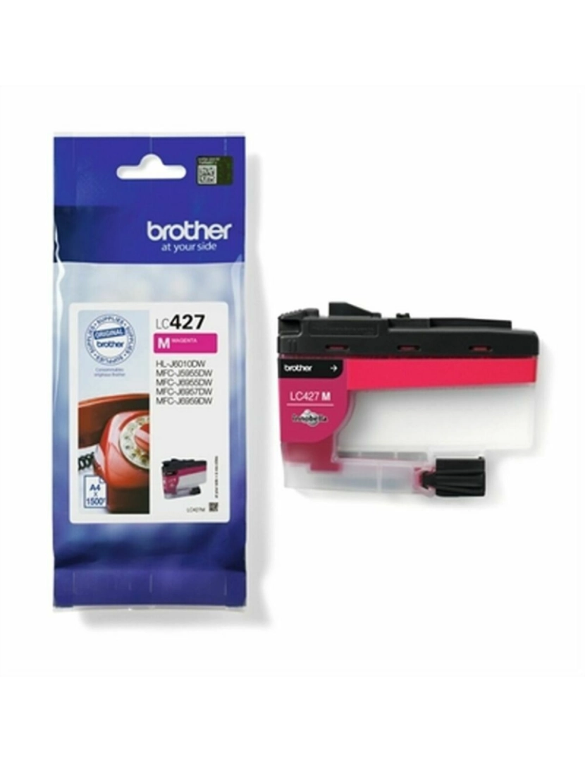 Brother - Tinteiro de Tinta Original Brother LC-427M Magenta