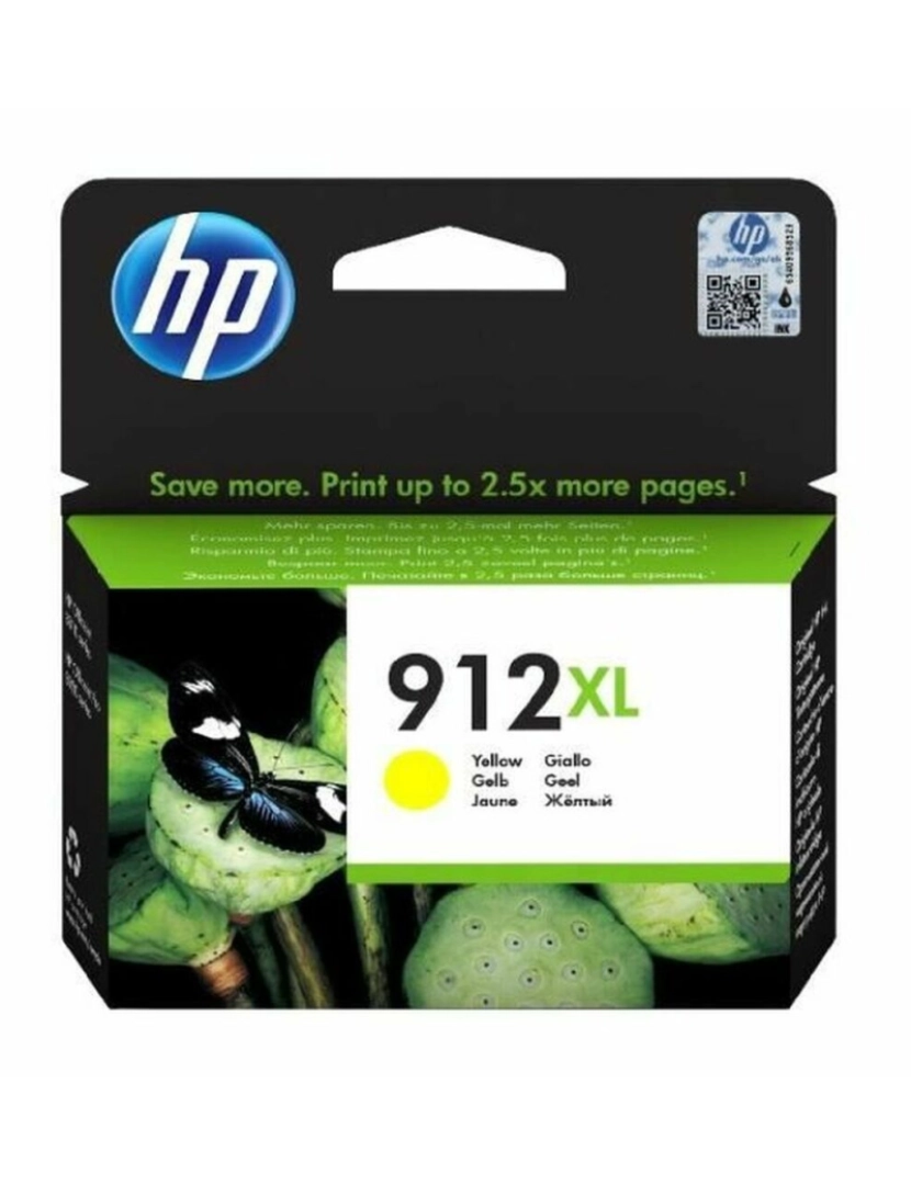 HP - Tinteiro de Tinta Original HP 912xl Amarelo