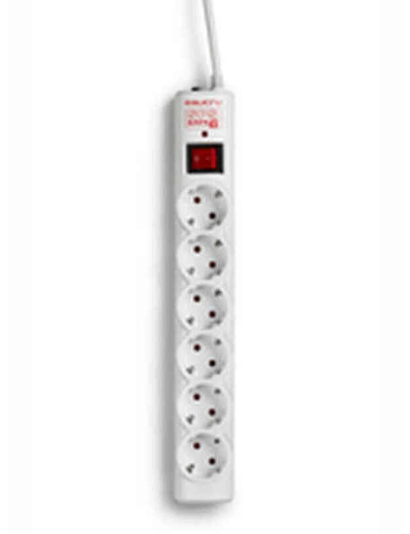 Salicru - Extensão com 6 Tomadas com Interruptor Salicru 680BA000003 Branco (1,5 m)