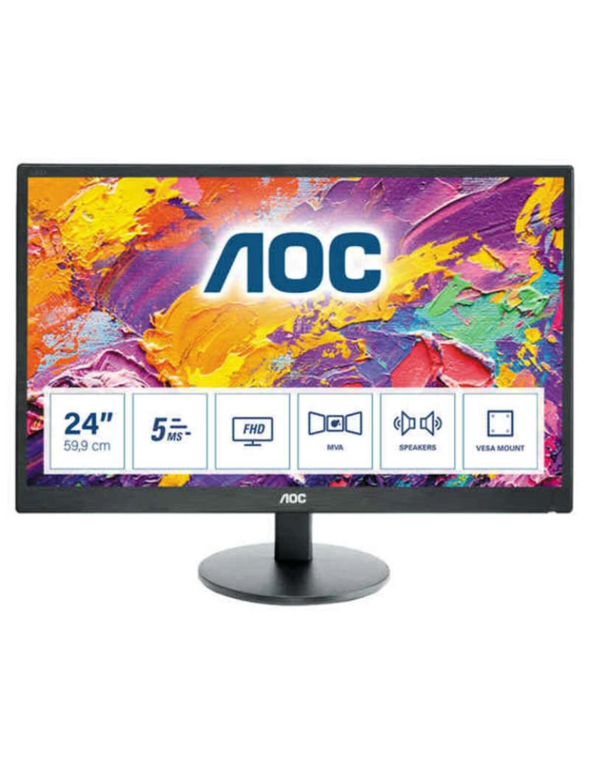 Aoc - Monitor AOC M2470SWH             23,6" FHD LED