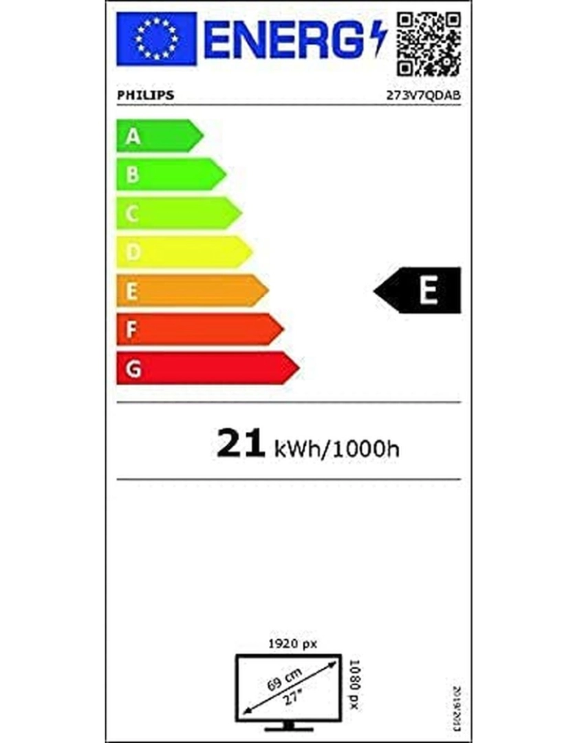 imagem de Monitor Philips 273V7QDAB 27" LED IPS Flicker free 50-60  Hz5