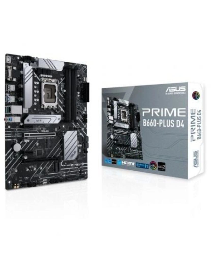 Asus - Placa Mãe Asus PRIME B660-PLUS D4 Intel LGA 1700