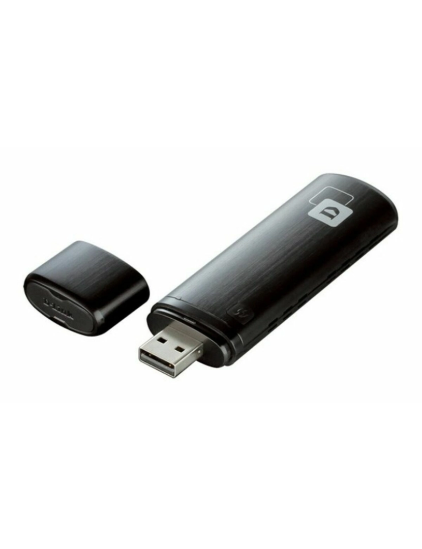 D-Link - Adaptador USB Wifi D-Link AC1200 5 GHz Preto