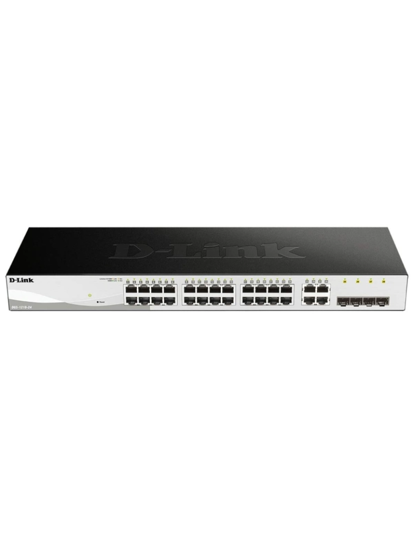 D-Link - Switch D-Link DGS-1210-24/E Preto Ethernet LAN 10/100/1000 24 x RJ45