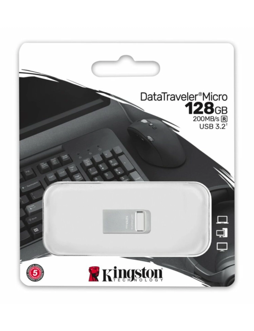 imagem de Memória USB Kingston DataTraveler DTMC3G2 128 GB 128 GB4