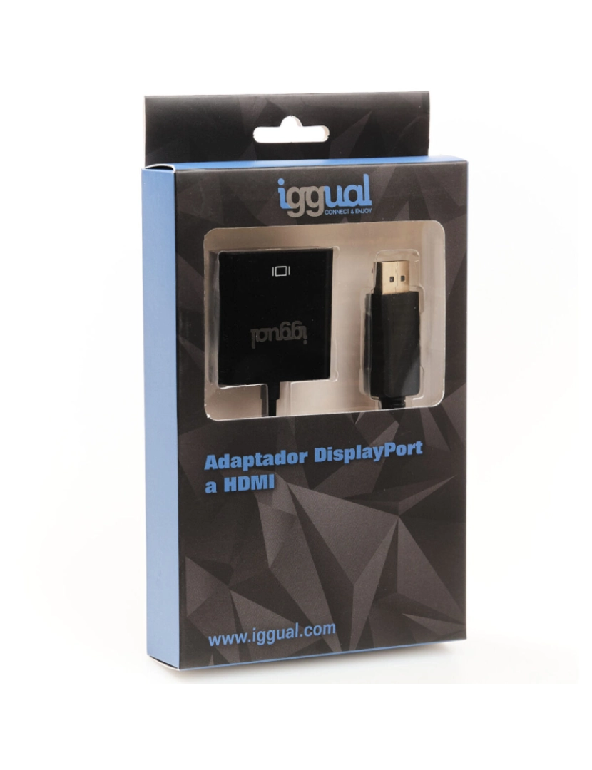 imagem de Adaptador DisplayPort para HDMI iggual IGG3180412