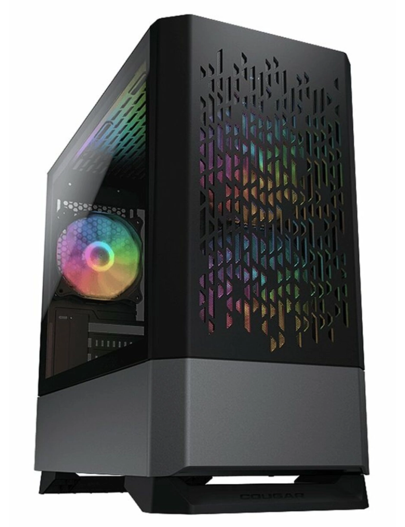 imagem de Caixa Semitorre ATX Cougar MG140 Air RGB Cinzento Preto2