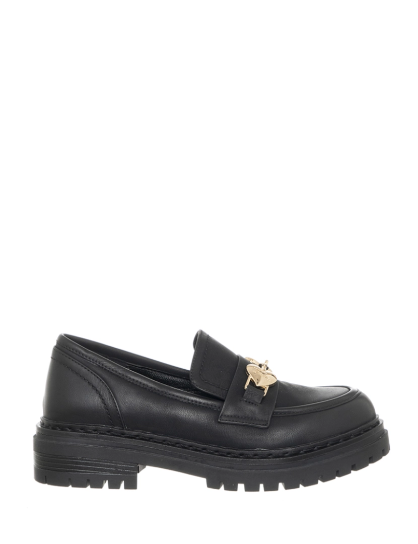 Braccialini - Mocassins Senhora Preto e Dourado