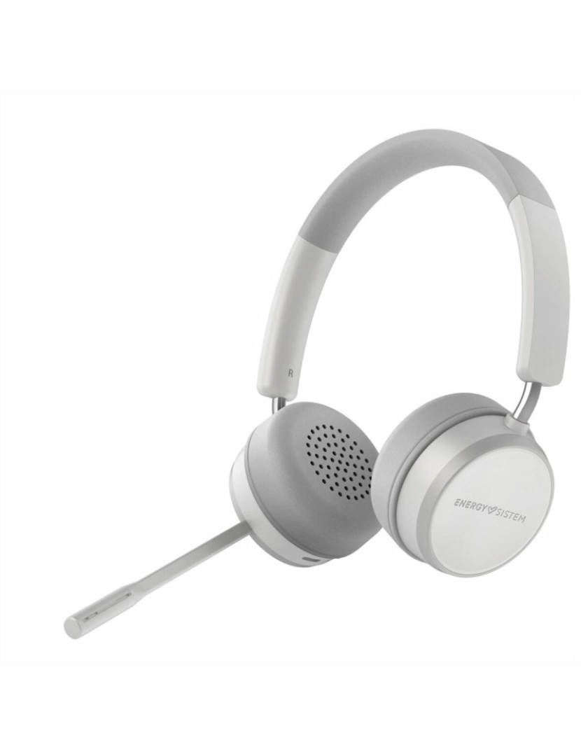 imagem de Auriculares com microfone Energy Sistem Bluetooth Branco2