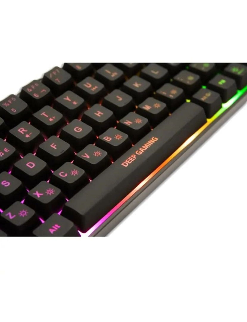 imagem de Teclado CoolBox DG-TEC65-RGB Preto Qwerty espanhol3