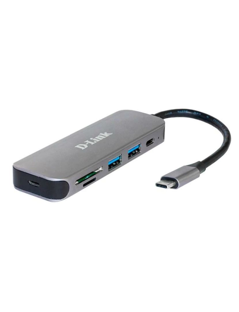 imagem de Hub USB D-Link DUB-2325 Cinzento2