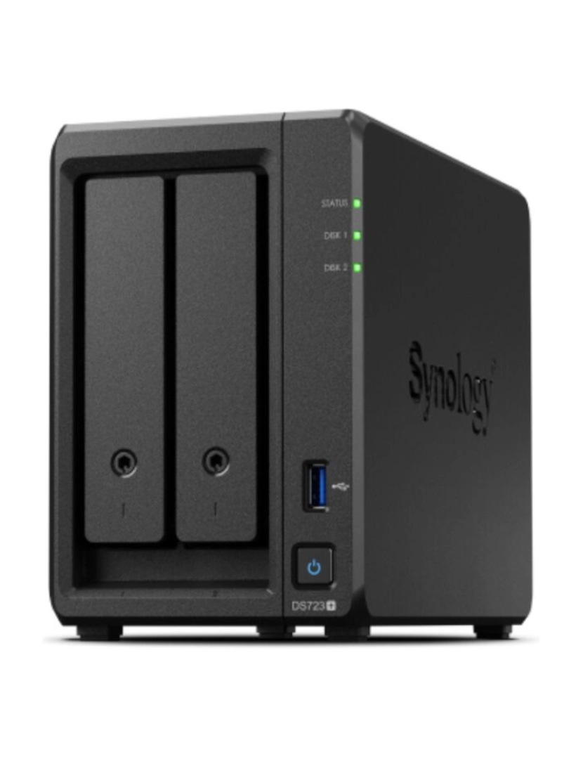 Synology - Servidor Synology DiskStation DS723+ AMD Ryzen R1600 2 GB RAM AM4 Socket: AMD Ryzen™