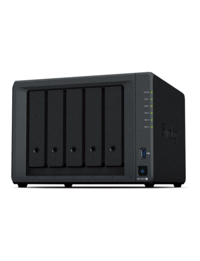 Synology - Armazenamanto em Rede NAS Synology DS1522+ AMD Ryzen R1600 8 GB RAM