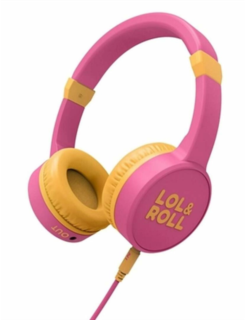 ENERGY SISTEM - Auriculares com microfone Energy Sistem Lol&Roll Pop Kids Cor de Rosa